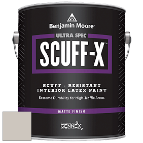 Benjamin Moore 484 Ultra Spec SCUFF-X Interior Matte Finish краска цвет 860 Apparition