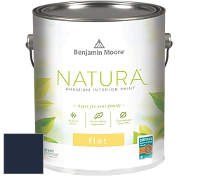 Benjamin Moore 512 Natura Interior Flat Finish матовая краска цвет RAL 5011 