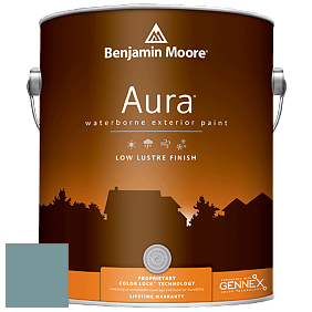 Benjamin Moore Aura 634 Waterborne Exterior Low Lustre Finish краска цвет 719 Hemlock