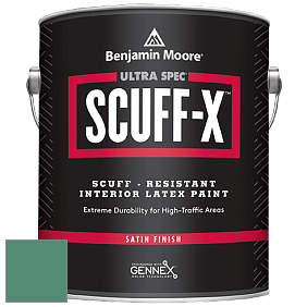 Benjamin Moore 486 Ultra Spec SCUFF-X Interior Satin Finish краска цвет 601 Juniper Green