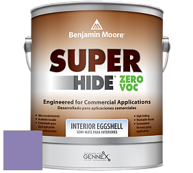 Benjamin Moore 357 Super Hide Zero Voc Interior Eggshell краска цвет 1398 Charmed Violet