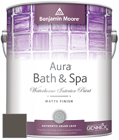 Benjamin Moore Aura 532 Bath & Spa Waterborne Interior Paint Matte Finish краска цвет 1547 Dragon's Breath