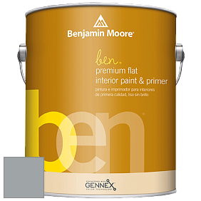 Benjamin Moore Ben W625 Premium Interior Latex Flat краска цвет 1606 Cobblestone Path