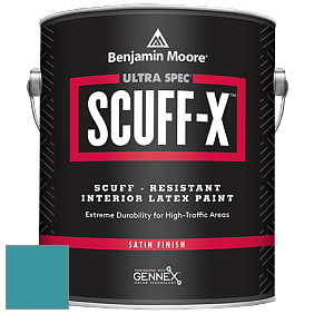 Benjamin Moore 486 Ultra Spec SCUFF-X Interior Satin Finish краска цвет 754 Wilmington Spruce