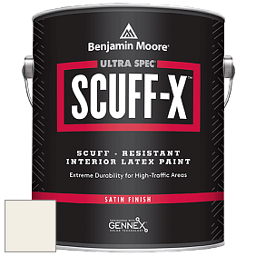 Benjamin Moore 486 Ultra Spec SCUFF-X Interior Satin Finish краска цвет 967 Cloud White