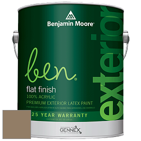 Benjamin Moore Ben 541 Waterborne Exterior Flat Finish краска цвет AF-110 