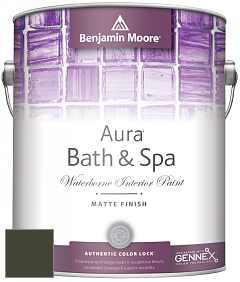 Benjamin Moore Aura 532 Bath & Spa Waterborne Interior Paint Matte Finish краска цвет RAL 6014 