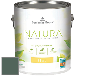Benjamin Moore 512 Natura Interior Flat Finish матовая краска цвет 693 Under the Sea