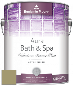 Benjamin Moore Aura 532 Bath & Spa Waterborne Interior Paint Matte Finish краска цвет 503 Fraser Fir