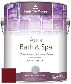 Benjamin Moore Aura 532 Bath & Spa Waterborne Interior Paint Matte Finish краска цвет RAL 3032 