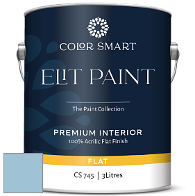 COLOR SMART CS 745 ELIT PAINT глубокоматовая моющаяся краска цвет 808 Sapphire Ice