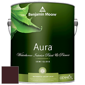 Benjamin Moore Aura 528 Waterborne Interior Semi-gloss Finish краска цвет RAL 3007 