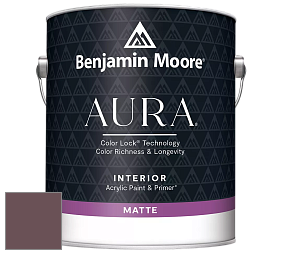 Benjamin Moore Aura 522 Interior Paint - Matte краска цвет 1358 Dark Walnut