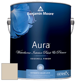Benjamin Moore Aura 524 Waterborne Interior Eggshell Finish краска цвет 966 Natural Linen