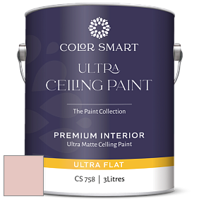 COLOR SMART CS 758 ULTRA CEILING PAINT ультраматовая краска цвет 037 Rose Blush