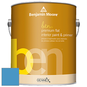 Benjamin Moore Ben W625 Premium Interior Latex Flat краска цвет NCS S 2050-R90B 
