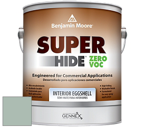 Benjamin Moore 357 Super Hide Zero Voc Interior Eggshell краска цвет 703 Catalina Blue