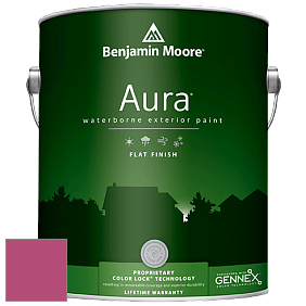 Benjamin Moore Aura 629 Waterborne Exterior Flat Finish краска цвет 2079-30 Peony