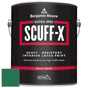 Benjamin Moore 486 Ultra Spec SCUFF-X Interior Satin Finish краска цвет NCS S 4050-G 