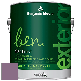 Benjamin Moore Ben 541 Waterborne Exterior Flat Finish краска цвет 1378 Lazy Afternoon