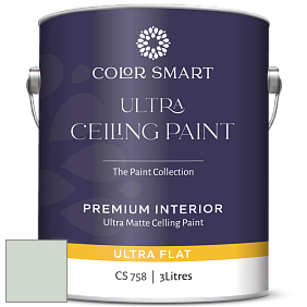 COLOR SMART CS 758 ULTRA CEILING PAINT ультраматовая краска цвет 457 Icy Morn