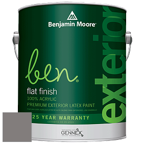 Benjamin Moore Ben 541 Waterborne Exterior Flat Finish краска цвет AF-660 