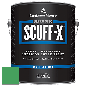 Benjamin Moore 485 Ultra Spec SCUFF-X Interior Eggshell Finish краска цвет 2037-30 Kelly Green