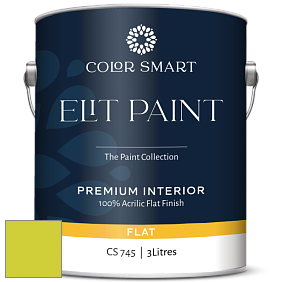 COLOR SMART CS 745 ELIT PAINT глубокоматовая моющаяся краска цвет NCS S 0570-G60Y 