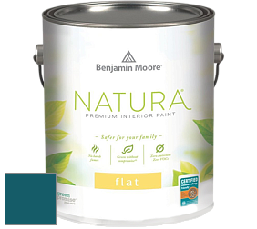 Benjamin Moore 512 Natura Interior Flat Finish матовая краска цвет NCS S 5540-B10G 
