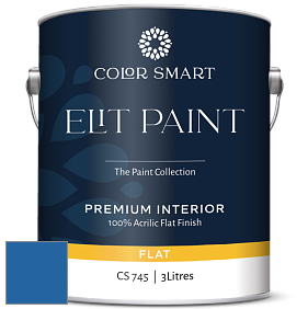 COLOR SMART CS 745 ELIT PAINT глубокоматовая моющаяся краска цвет NCS S 3060-R80B 