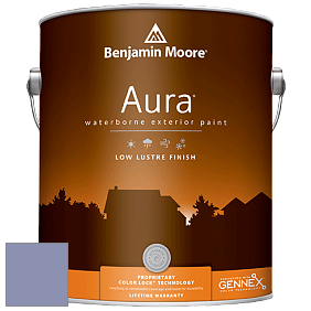 Benjamin Moore Aura 634 Waterborne Exterior Low Lustre Finish краска цвет 2069-40 Violet Stone