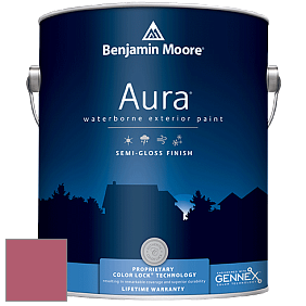 Benjamin Moore Aura 632 Waterborne Exterior Semi-Gloss Finish краска цвет 1342 Mardi Gras
