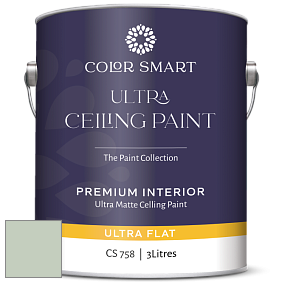 COLOR SMART CS 758 ULTRA CEILING PAINT ультраматовая краска цвет 450 Nob Hill Sage