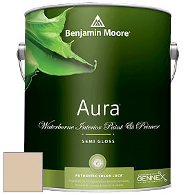 Benjamin Moore Aura 528 Waterborne Interior Semi-gloss Finish краска цвет 959 Antique Parchment