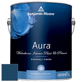 Benjamin Moore Aura 524 Waterborne Interior Eggshell Finish краска цвет RAL 5001 