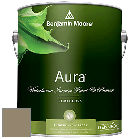 Benjamin Moore Aura 528 Waterborne Interior Semi-gloss Finish краска цвет 1532 Majestic Sage