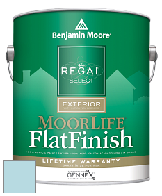 Benjamin Moore W105 Regal Select Exterior Paint-MoorLife Flat Finish краска цвет 2057-60 Blue Flower