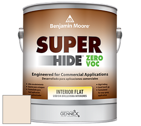 Benjamin Moore 355 Super Hide Zero Voc Interior Flat краска цвет 909 Antique White