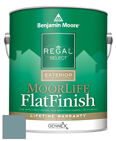 Benjamin Moore W105 Regal Select Exterior Paint-MoorLife Flat Finish краска цвет 719 Hemlock