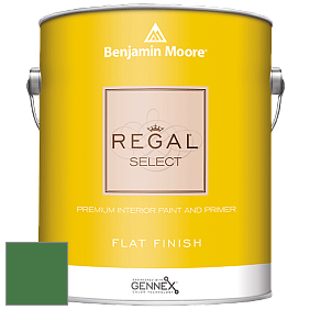 Benjamin Moore 547 Regal Select Waterborne Interior Flat Finish краска цвет 2035-20 Cactus Green
