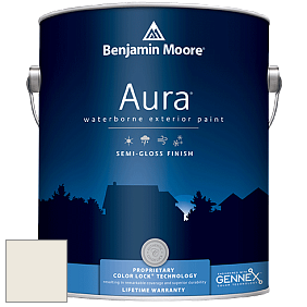Benjamin Moore Aura 632 Waterborne Exterior Semi-Gloss Finish краска цвет 968 Dune White