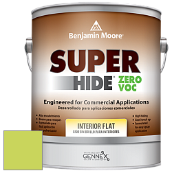 Benjamin Moore 355 Super Hide Zero Voc Interior Flat краска цвет NCS S 0560-G50Y 