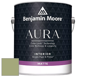 Benjamin Moore Aura 522 Interior Paint - Matte краска цвет 432 Grenada Green