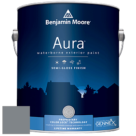 Benjamin Moore Aura 632 Waterborne Exterior Semi-Gloss Finish краска цвет 1607 Englewood Cliffs