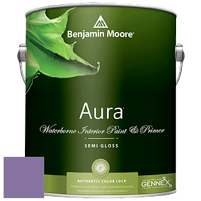 Benjamin Moore Aura 528 Waterborne Interior Semi-gloss Finish краска цвет RAL 4011 