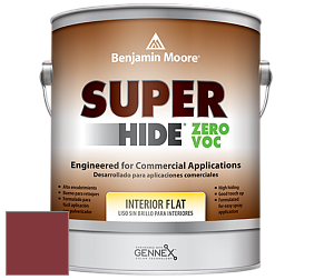 Benjamin Moore 355 Super Hide Zero Voc Interior Flat краска цвет AF-290 