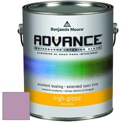 Benjamin Moore 794 Advance Interior Paint-High Gloss глянцевая алкидная эмаль цвет 1370 Victorian Purple