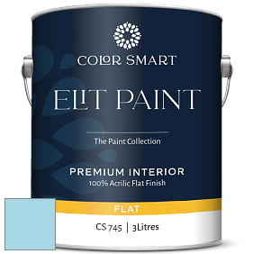 COLOR SMART CS 745 ELIT PAINT глубокоматовая моющаяся краска цвет 779 Fairview Blue