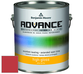 Benjamin Moore 794 Advance Interior Paint-High Gloss глянцевая алкидная эмаль цвет 2002-10 Vermilion