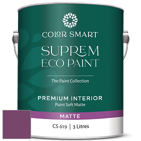 COLOR SMART CS 619 SUPREM ECO PAINT матовая краска цвет 2074-20 Summer Plum